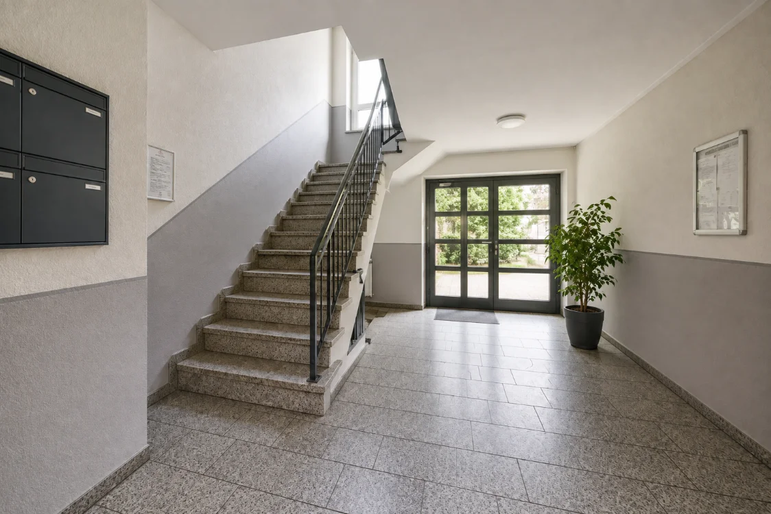 gepflegtes Treppenhaus