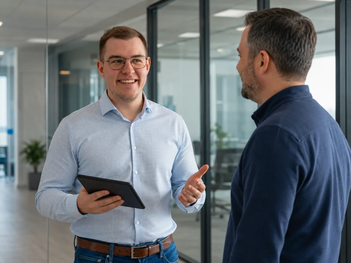 Team / Objektleitung im Gespräch